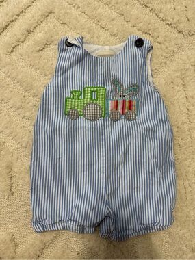 Easter Baby Train Romper